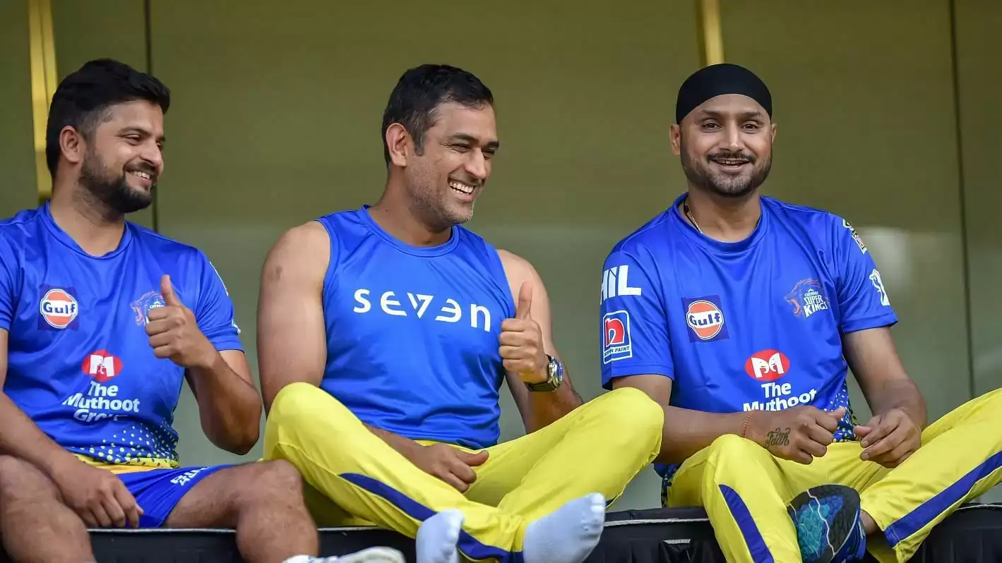 Harbhajan Singh - Suresh Raina - MS Dhoni