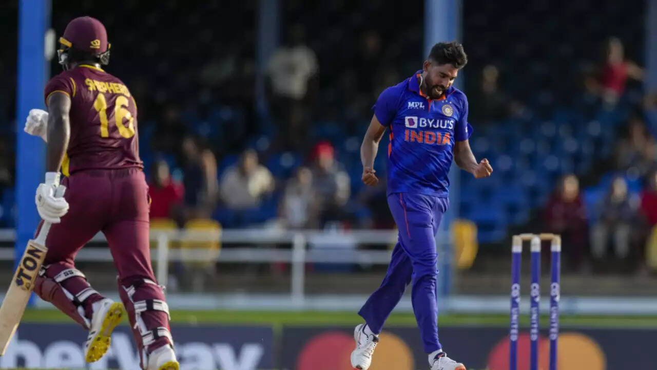 Wi vs Ind - Mohammed Siraj