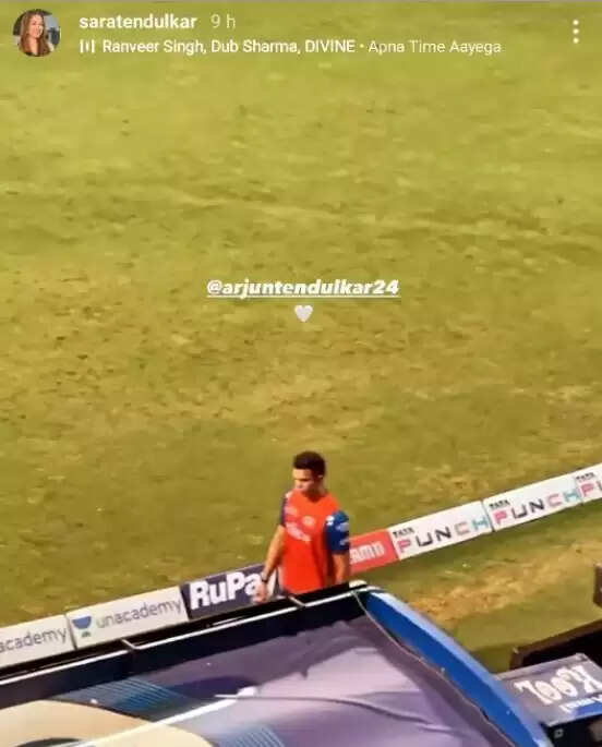 Sara Tendulkar Instagram story